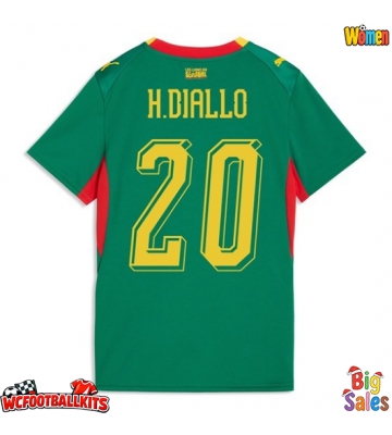 Senegal Habib Diallo #20 Replica Away Stadium Shirt for Women World Cup 2026 Short Sleeve